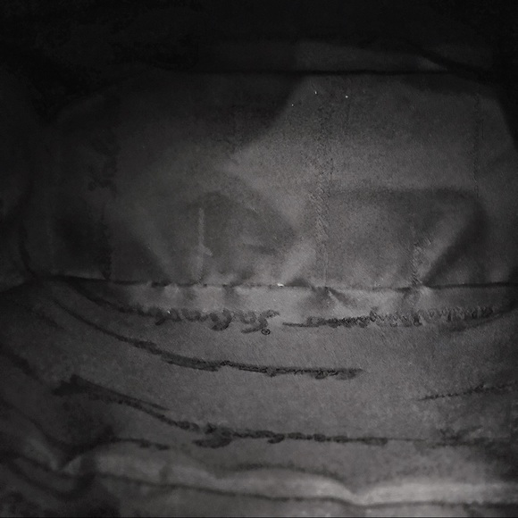 Salvatore Ferragamo Black Intrecciato Woven Tote - Picture 8 of 13